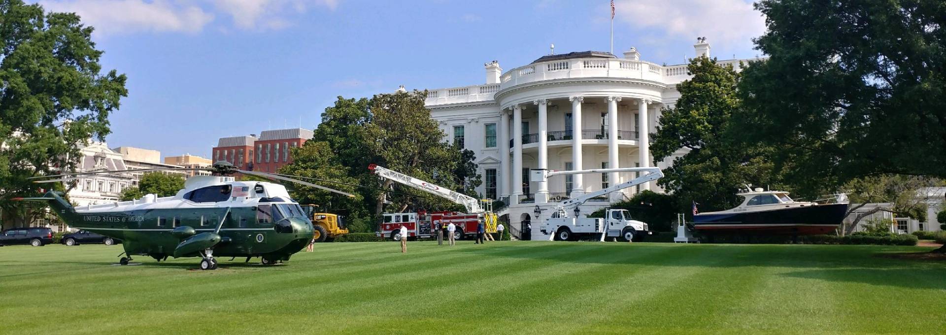 Hinckley Yachts Represents Maine In Made In America Display On White House Grounds.