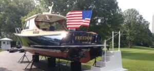 Hinckley Yachts Freedom at the White House for Made in America Day